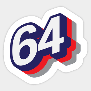 64 Sticker